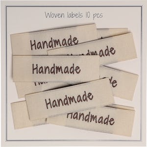 Labels For Handmade Items, Folding Labels, Vegan Product Tags, Knitting  Custom Clothing Labels Baby 25 Pc - Yahoo Shopping