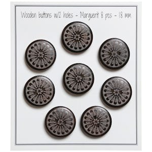 Vintage Buttons - Black - Multiple sizes, Accessories