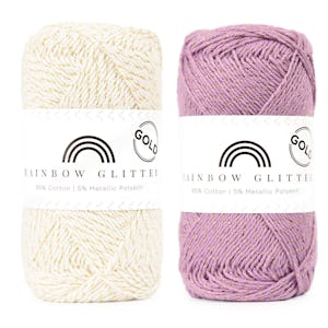 caichuxiye 4pcs Reflective Yarn,Sparkle Yarn,Silver Yarn,for Crafts Glow in  The Dark Yarn for Crochet for Reflective High Visibility Warm Winter Loop