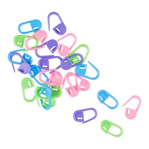100Pcs Plastic Stitch Marker 12mm Knitting Markers Rings Crochet Stitch  Marker Knitting Counters Needle Clip DIY Sewing Tools