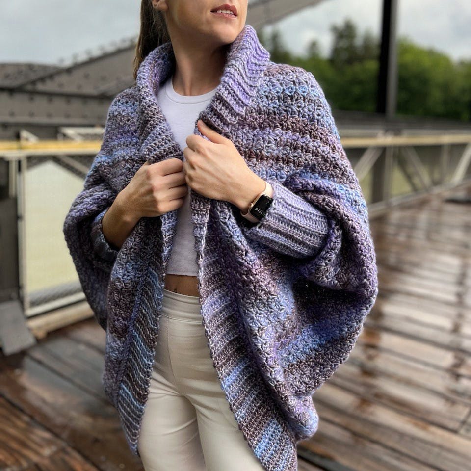 Frieda African Flower - Cardigan | Patterns | - Hobbii.com