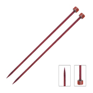 PRANSUNITA Bamboo Single Point Long Knitting Needles Knit Pin